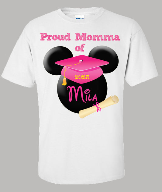 Adult Minnie Graduation Shirt