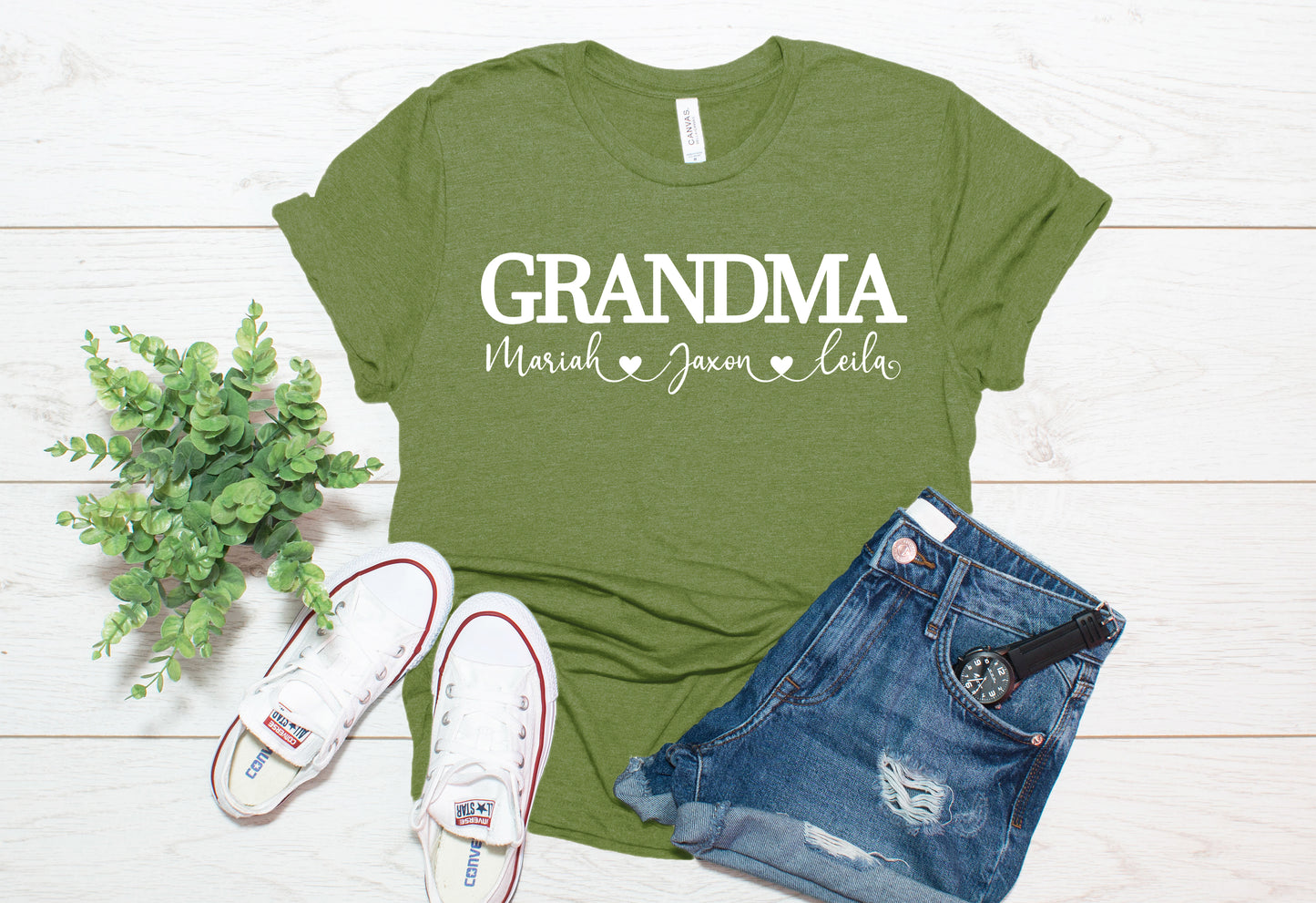 Personalized Grandma T-shirt