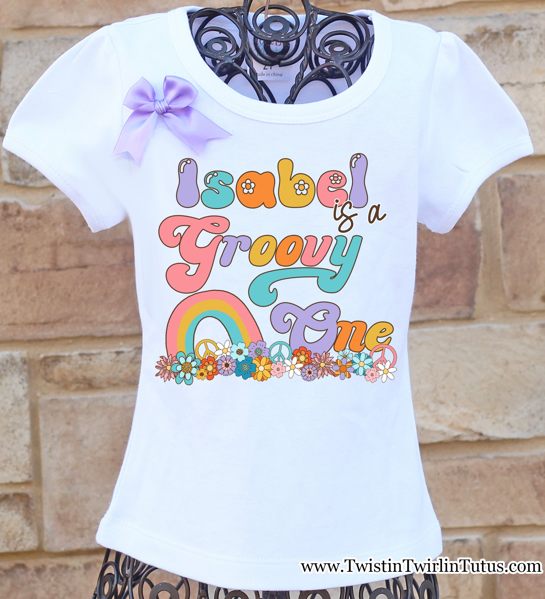 Groovy One birthday shirt