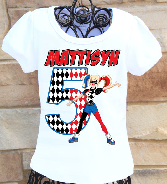 Harley Quinn Birthday Shirt