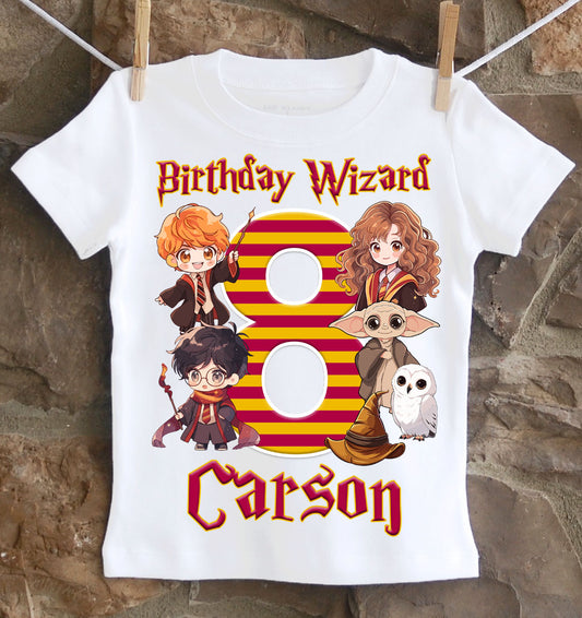 Wizard School Birthday Shirt