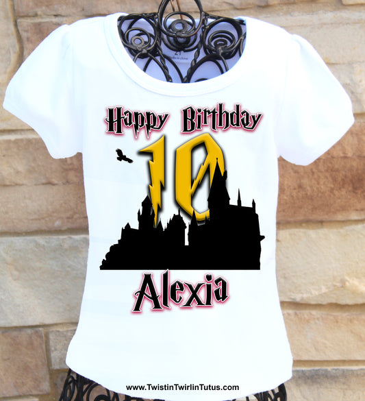 Hogwarts Birthday Shirt