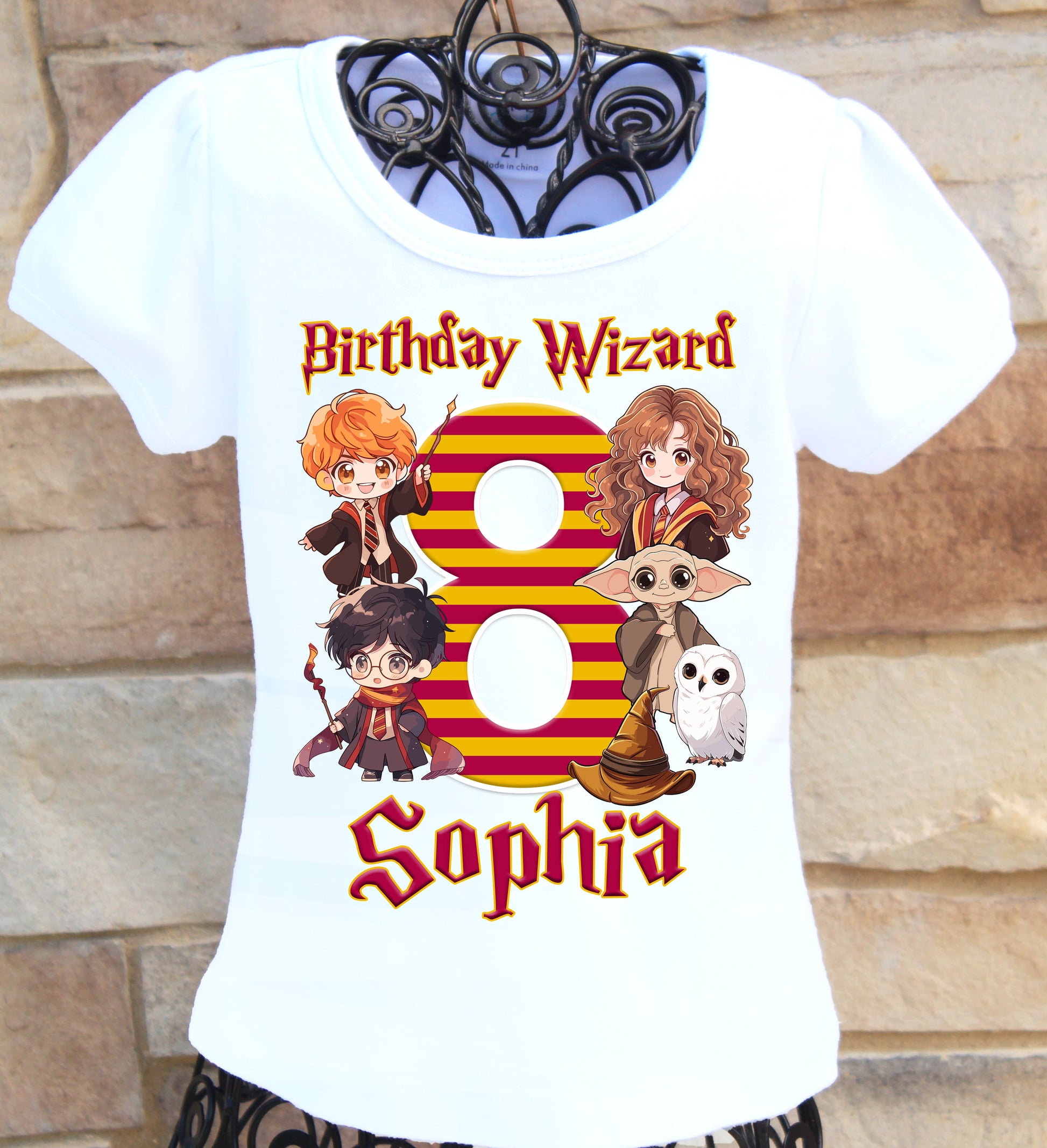 Harry Potter chibi birthday shirt