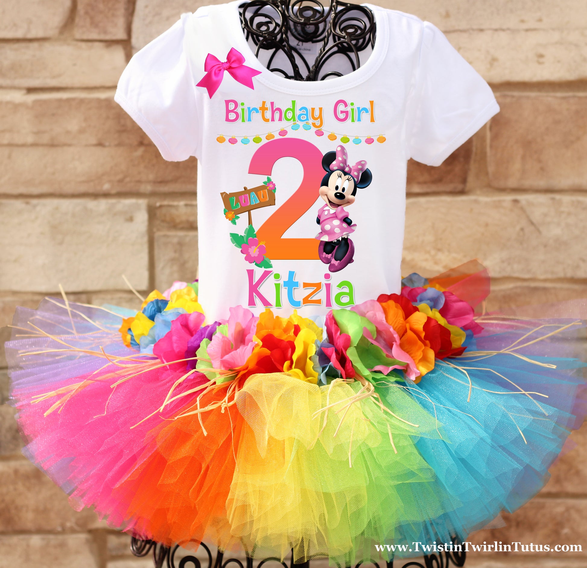 Minnie Mouse Tutu Outfit, Minnie Mouse Birthday Outfit