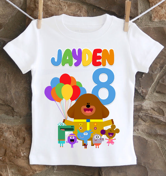 Hey Duggee birthday shirt 