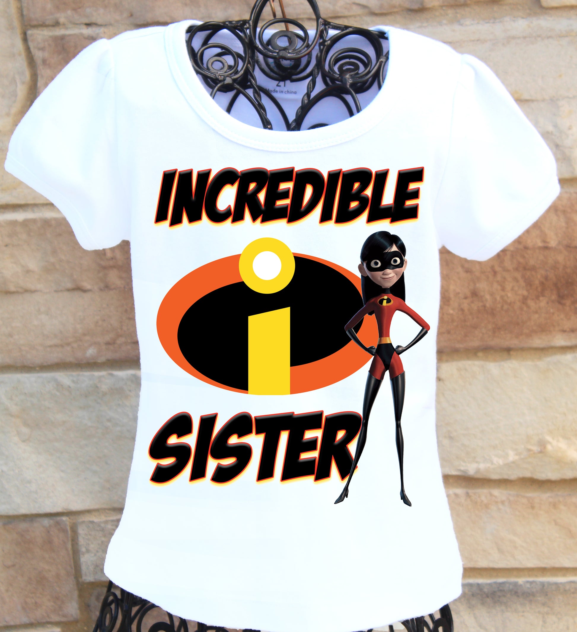Incredibles Sister birthday shirt