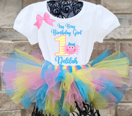 Itsy Bitsy Spider Birthday tutu outfit