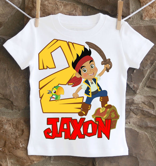 Jake and the Neverland Pirates Birthday Shirt