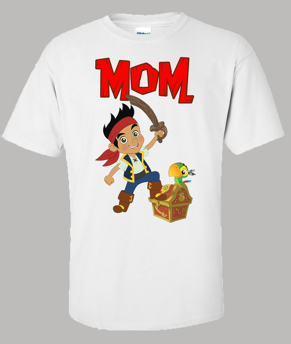 Jake and the Neverland Pirates Mom Shirt