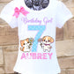 kawaii dog and cat birthday shirt