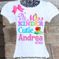 Kindergarten cutie shirt 