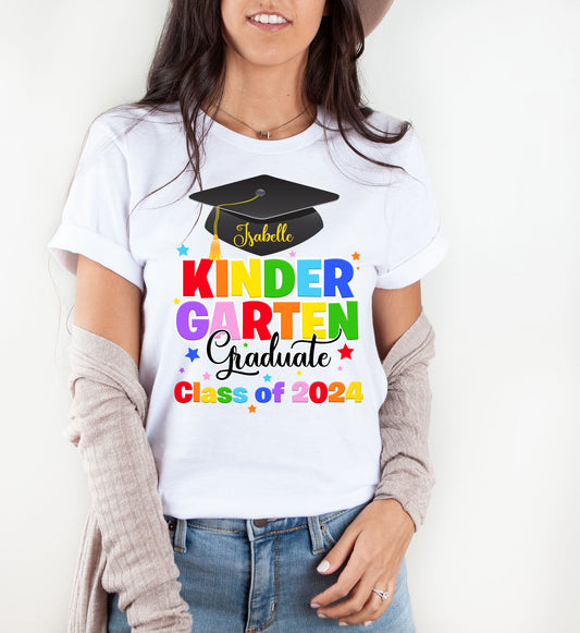 Adult kindergarten graduation shirt