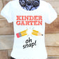 First Day of School Shirt - Kindergarten Oh Snap!