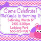 Ladybug birthday invitation