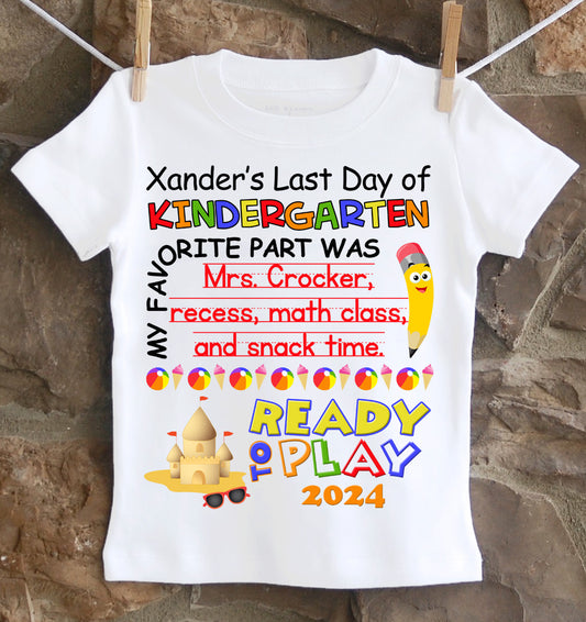 Last Day of School Shirt