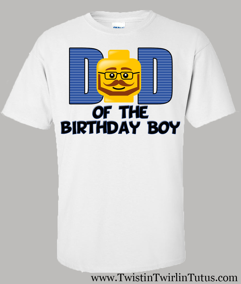 Lego dad birthday shirt