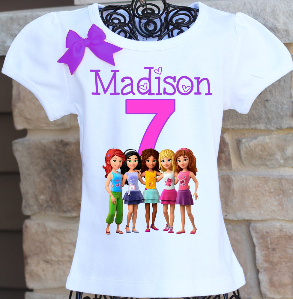 Lego Friends Birthday Shirt