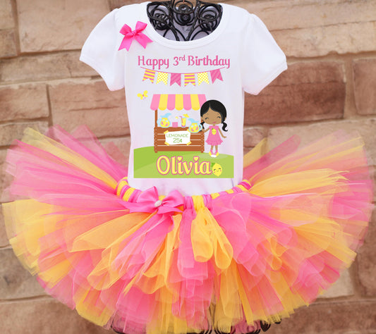 Lemonade Birthday Tutu Outfit