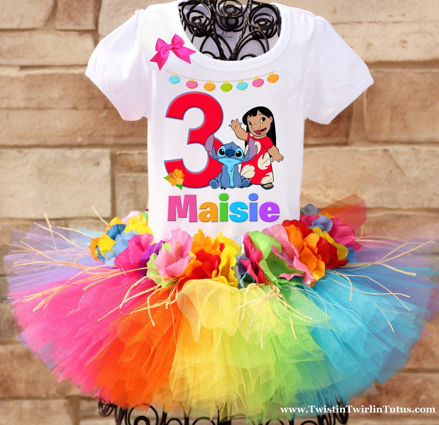 Lilo and Stitch Hawaiian tutu outfit