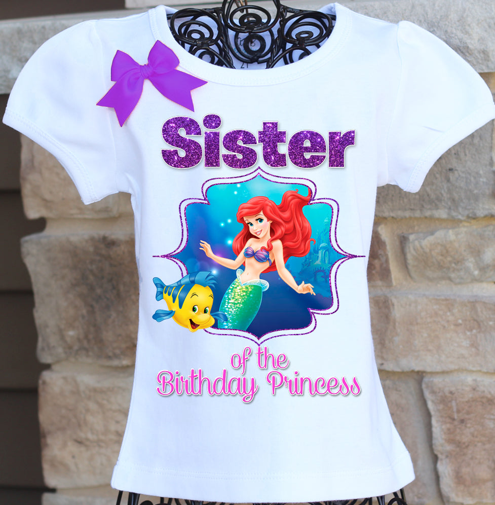 Little Mermaid Sister Shirt