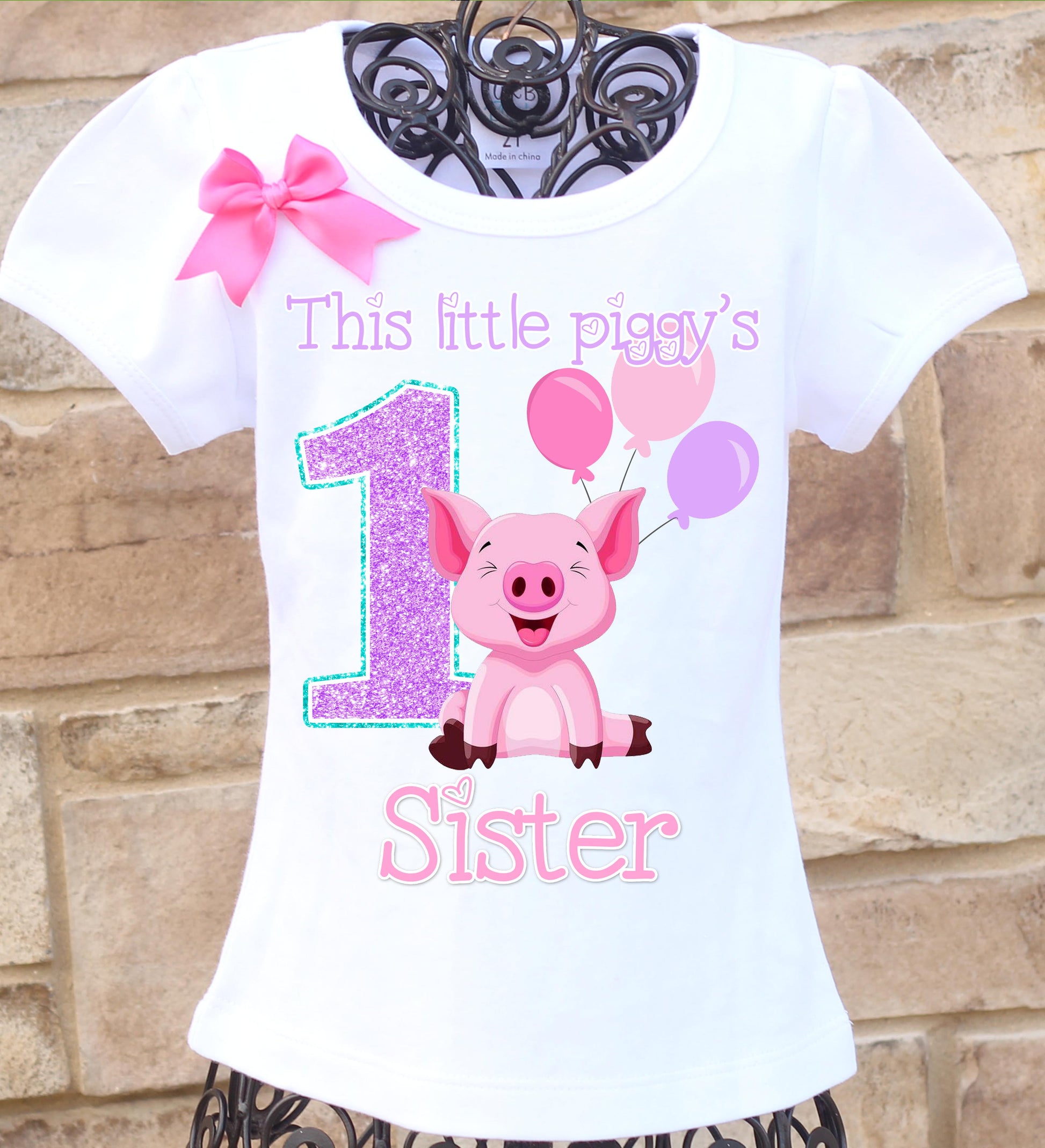 little piggy sister shirt