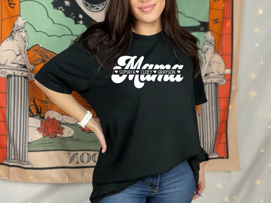 Personalized Mama Shirt