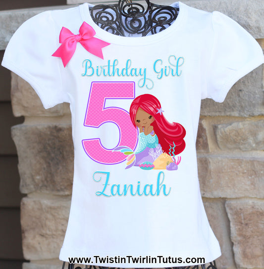 Mermaid Birthday Shirt