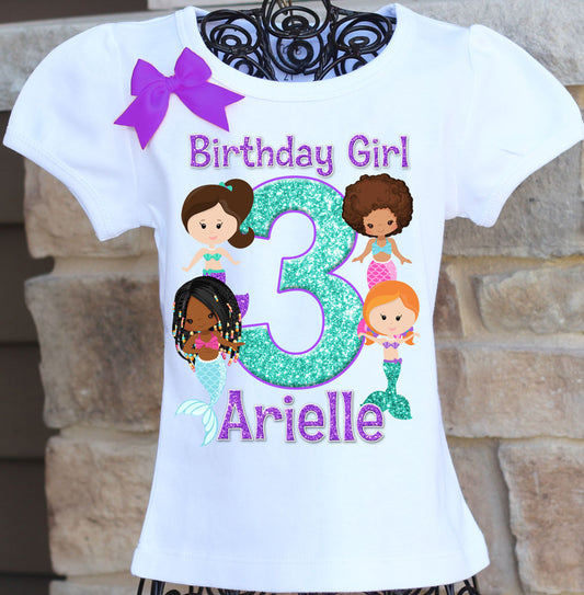 Mermaid Birthday Shirt