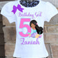 Mermaid birthday shirt
