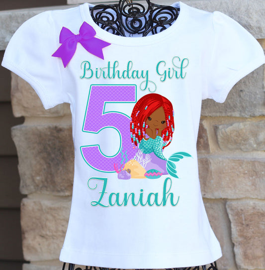 Mermaid Birthday Shirt