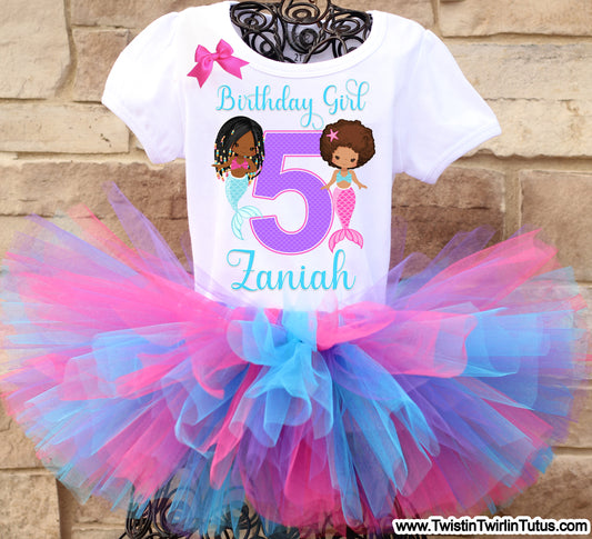 Mermaid Birthday Tutu outfit