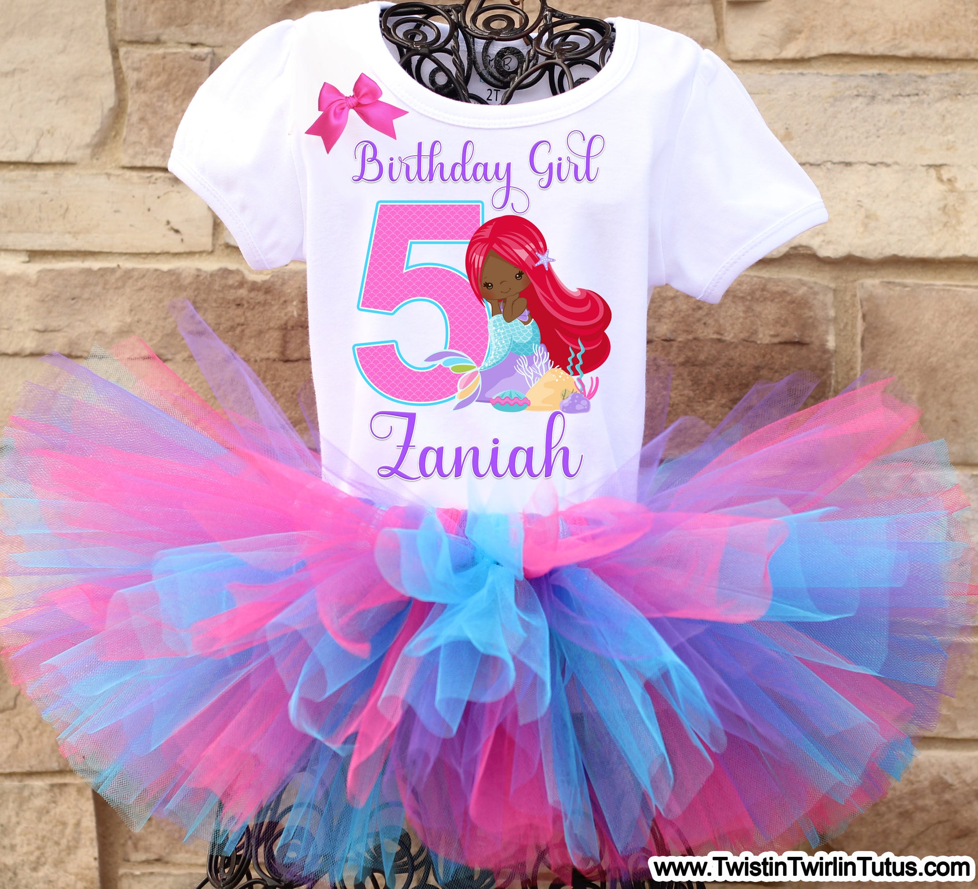 Mermaid Birthday tutu outfit