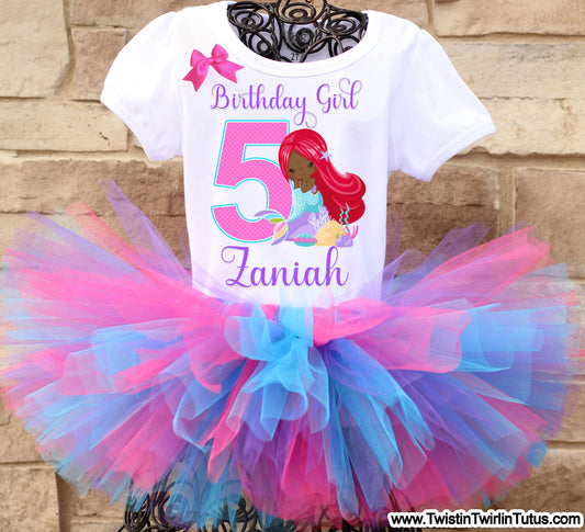 Mermaid Birthday tutu outfit