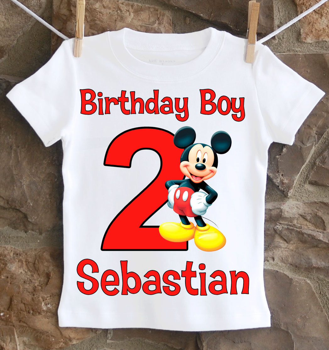 Mickey Birthday Shirt
