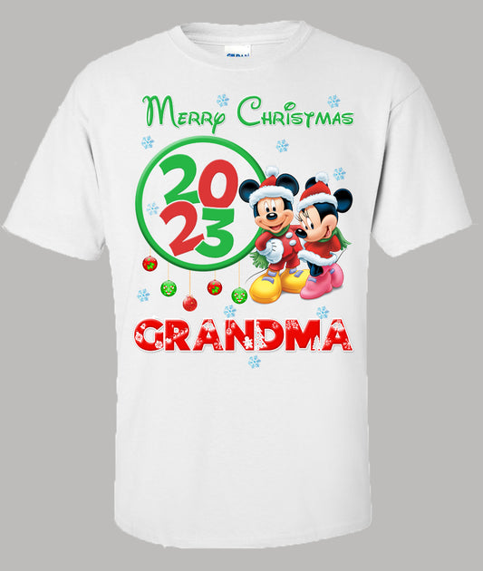Mickey Christmas Grandma Shirt