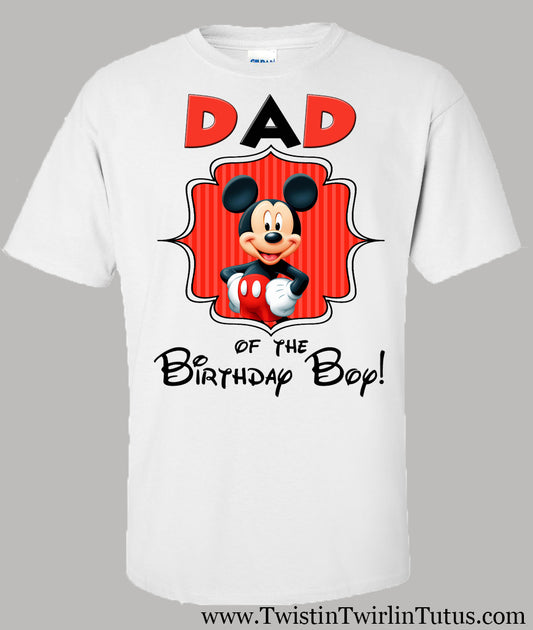 Mickey mouse Dad Shirt