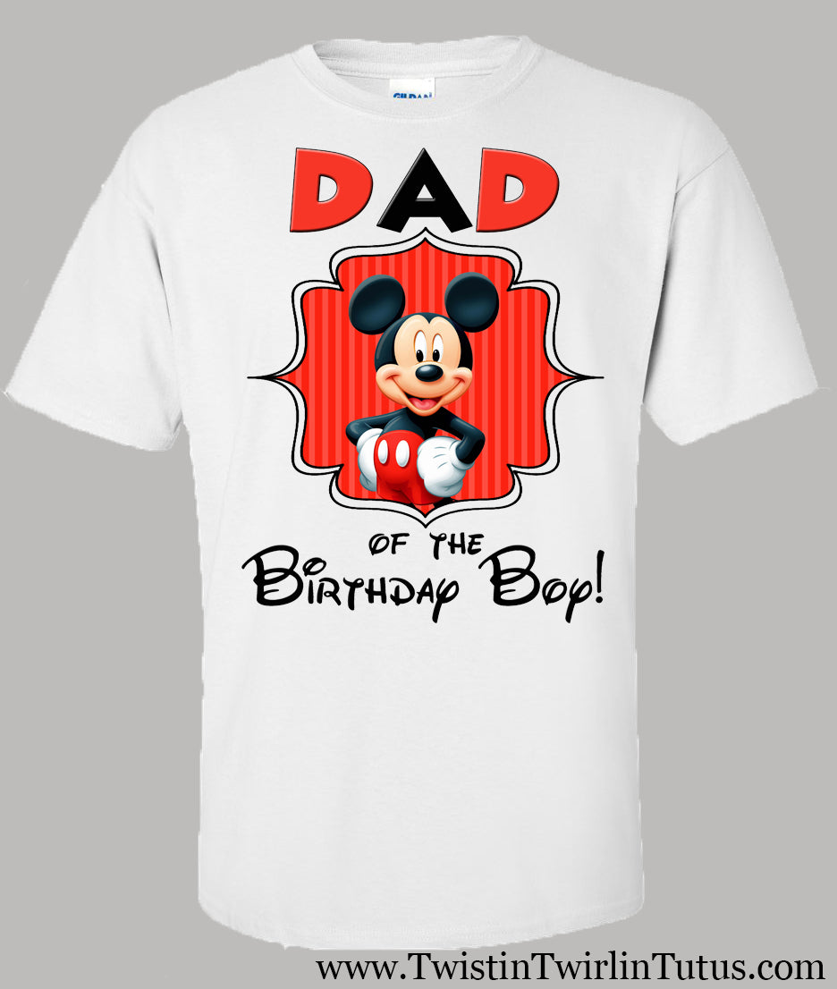 Mickey mouse Dad Shirt