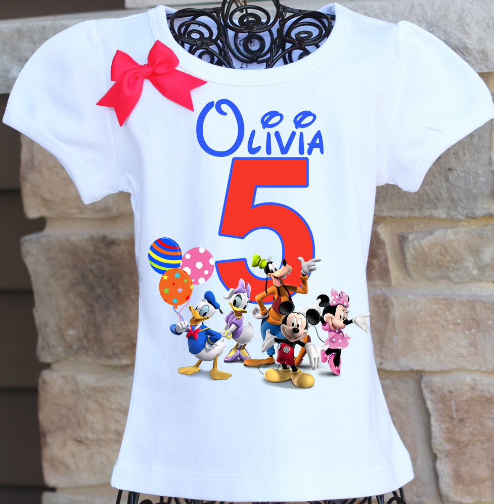 Mickey and Friends birthday shirt