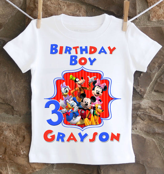 Mickey Mouse Clubhouse Birthday Shirt
