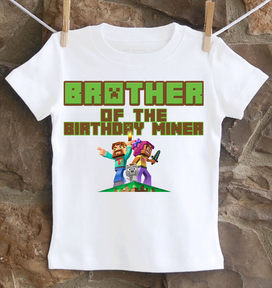 Minecraft brother shirt