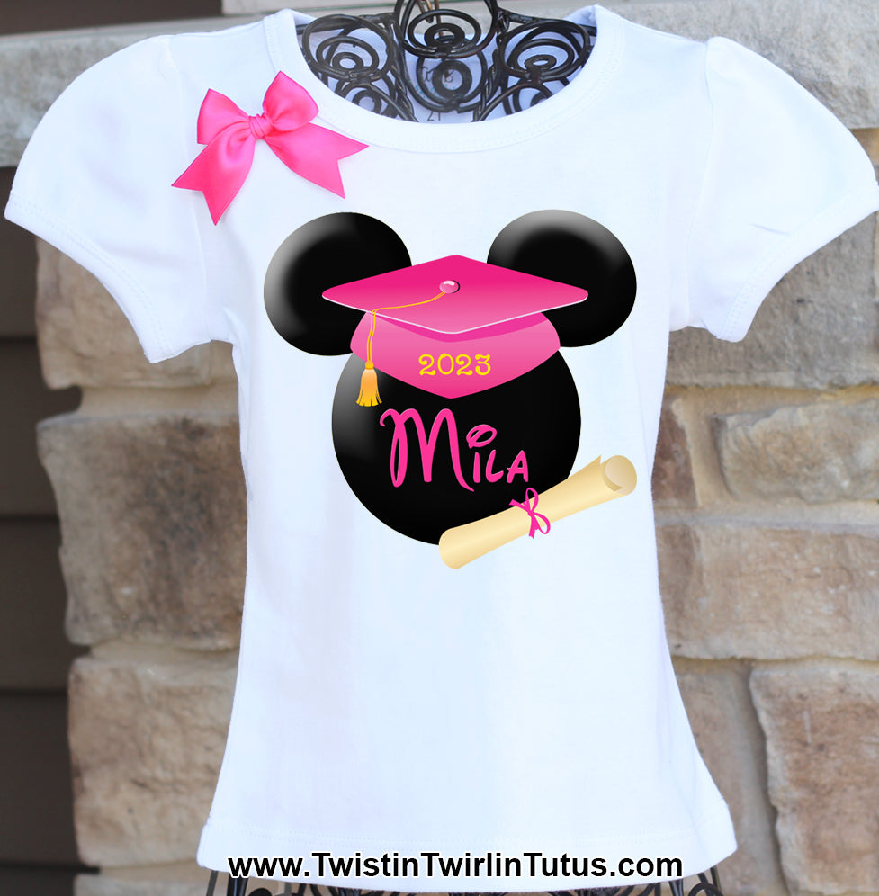 Minnie graduation shirt