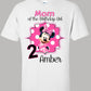 Minnie mouse mom birthday shirt
