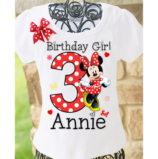 Minnie Mouse Birthday shirt