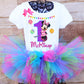 Minnie mouse birthday tutu outfit