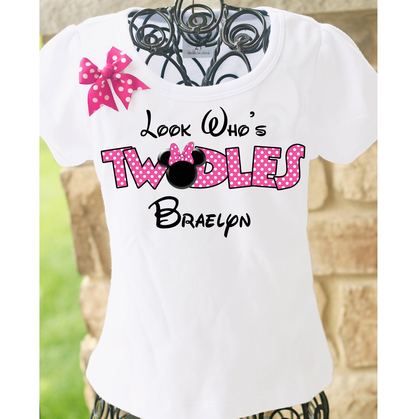 Minnie Mouse Twodles Birthday Shirt