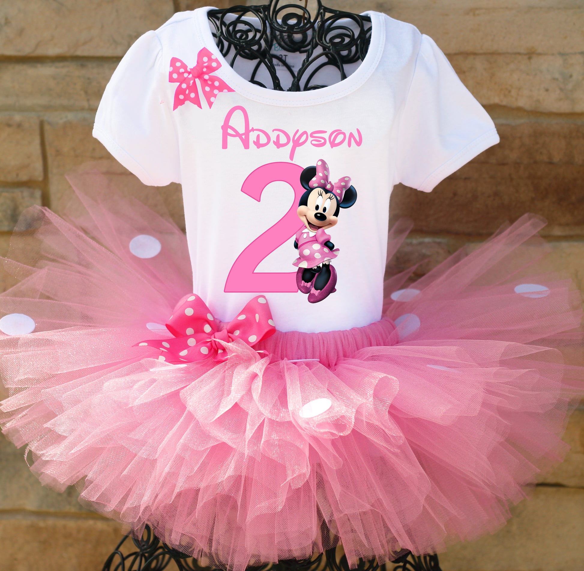 Minnie Mouse Tutu Outfit, Minnie Mouse Birthday Outfit