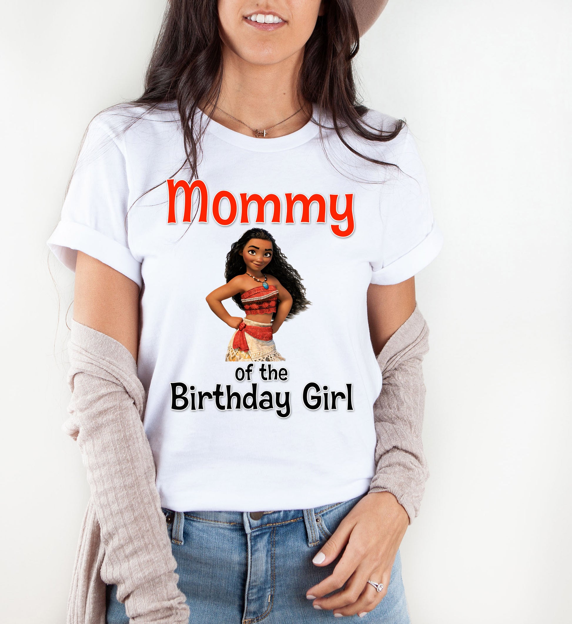 Moana Mommy Birthday Shirt