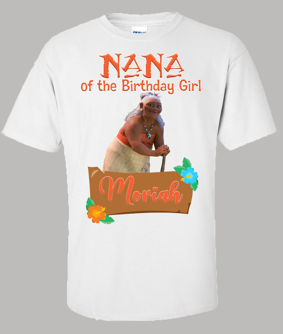Moana Nana birthday shirt