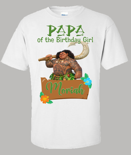 Moana grandpa maui shirt