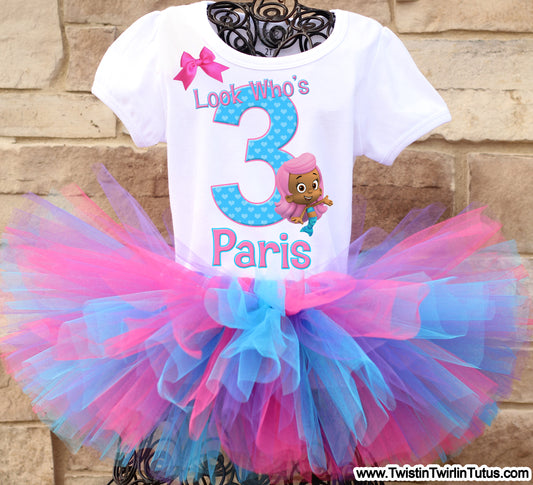 Bubble Guppies Molly Birthday Tutu Outfit